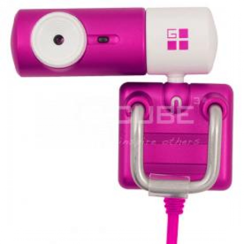 Веб кьюб. Веб-камера g-Cube GWJT-835. Веб камера розовая. Розовая Вебкамера колечками. Веб камера с микрофоном и встроенной колонкой.